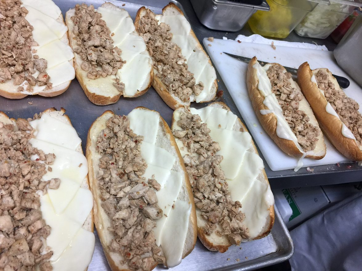 Philly Chicken Sub.