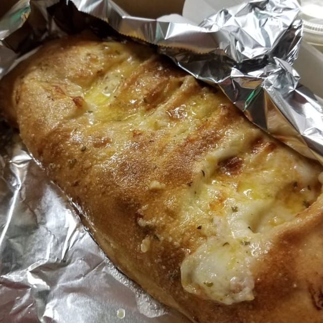 Vegan Cheese Stromboli.