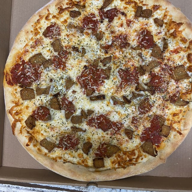 Eggplant Parm Pizza.