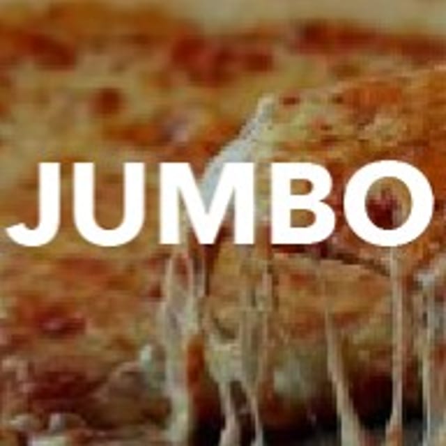 CHEESE JUMBO SLICE.