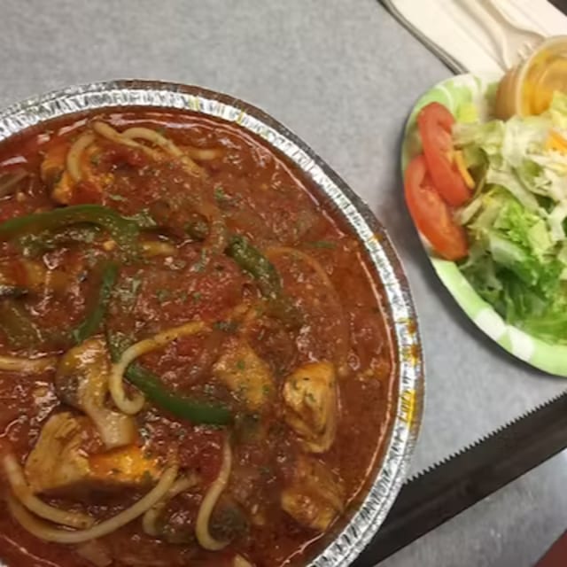 Chicken Cacciatore.