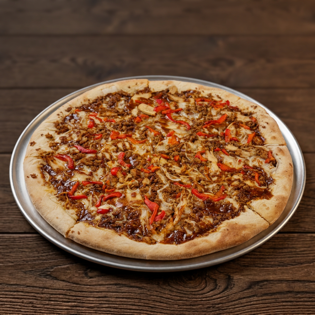 Vegan Jamaican Pizza.