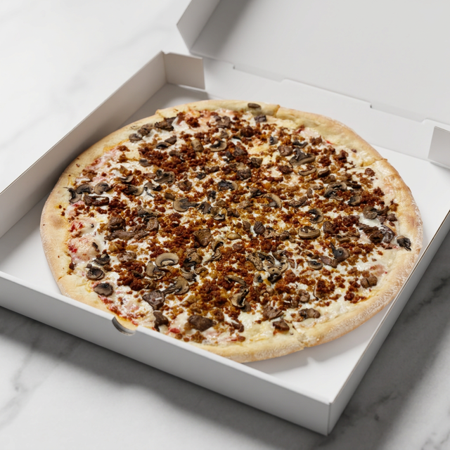 Vegan Meat Pizza.